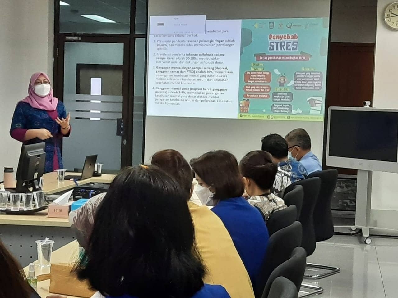 TIM DKJPS RSJ MUTIARA SUKMA LAKSANAKAN WORKSHOP DI KANTOR BCA CABANG MATARAM